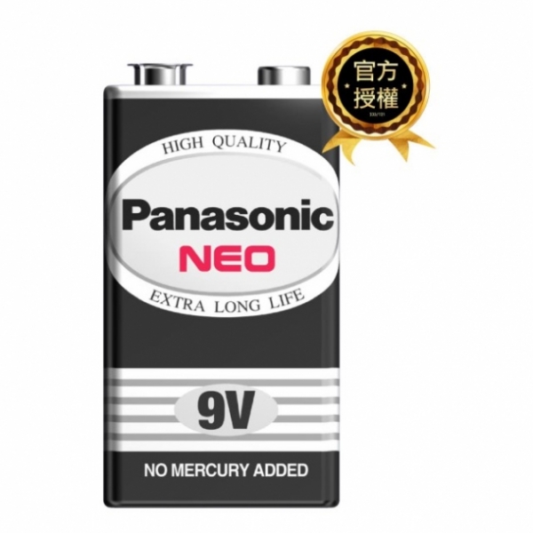 【Panasonic 國際牌】錳乾電池 9V 黑色方形