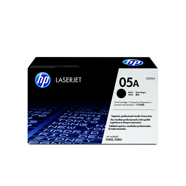 【HP】05A 黑色原廠碳粉匣(CE505A)