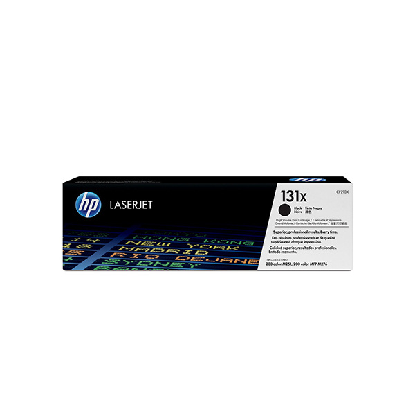 【HP】131X 黑色高容量原廠碳粉匣(CF210X)