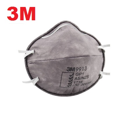 【3M】 活性碳杯型口罩#9913