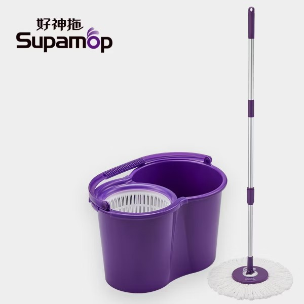 【好神拖】輕巧手壓旋轉拖把組